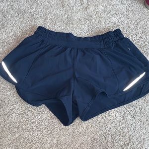 Navy size 4 Lululemon shorts
